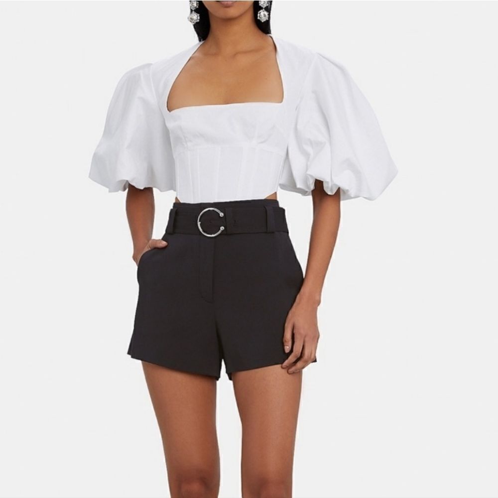 A.L.C Clive Dress shorts belted buckle